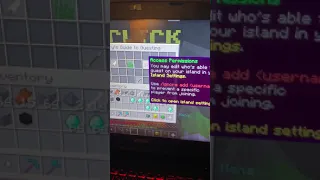 Hypixel how to allow access to your island on Hypixel
