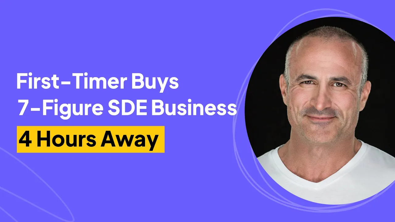 First Timer Buys 7 Figure SDE Business 4 Hours Away | Nick Molina Interview