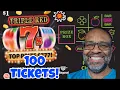 100 Scratch Off Tickets Triple Red 7 s Md Lottery Scratch Off Tickets