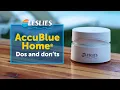 Leslie s AccuBlue Home Dos and Don ts Leslie s