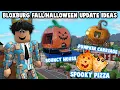 BLOXBURG FALL HALLOWEEN UPDATE IDEAS ON THE NEW MAP