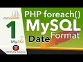 MySql Date Format Part 1 - MySql DATE