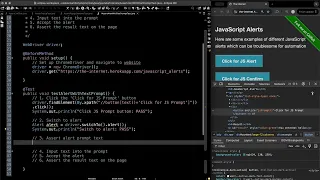 How to Assert Alert With Text Prompt Tutorial Selenium TestNG Java