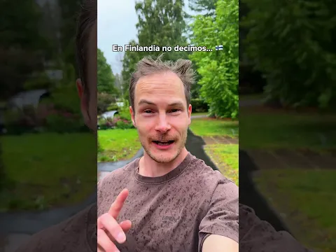 En Finlandia no decimos... 🇫🇮🌧️ #shorts #finlandia #español