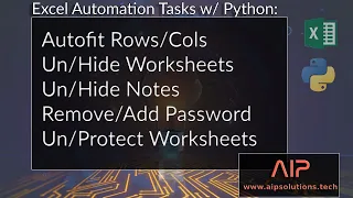 Automate Simple Excel Tasks with Python From Password Protection to PDF creations