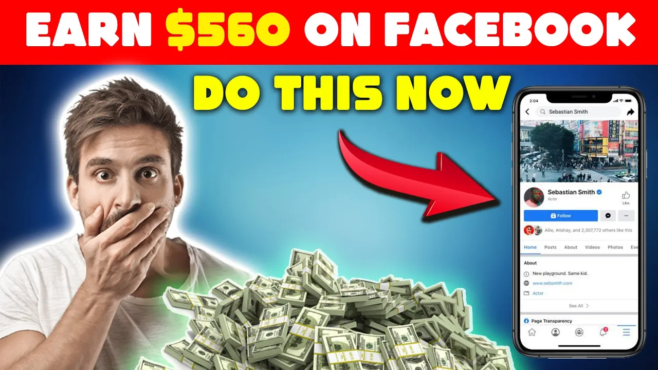 Make $560 From Posting on Facebook ???? Make Money Online from Home 2022