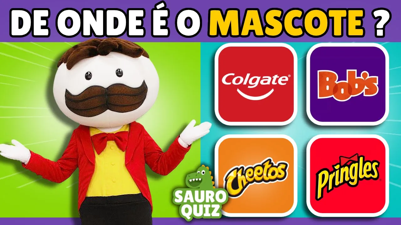 ???? DE ONDE É ESSE MASCOTE ? Parte #2 | Você consegue acertar todos ? #quiz