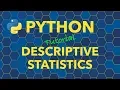 Python Descriptive Statistics Five Number Summary