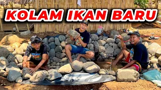 PROYEK KOLAM IKAN ALAMI DI RUMAH-RUMAHAN MULAI KITA GARAP !!!
