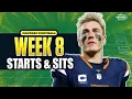 Week 8 Fantasy Football Lineup Breakdown MUST START SIT Players 2025 Fantasy Football Advice