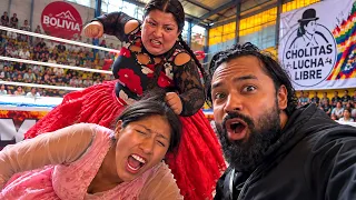 Caught in the Middle of Bolivian Female Wrestling 🇧🇴