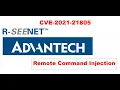 Hacking pills CVE-2021-21805 Advantech R-SeeNet Remote Command Injection
