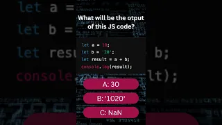 JS Quiz What Happens When You Add a Number to a String