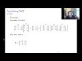 Singular Value Decomposition Part Calculating SVD