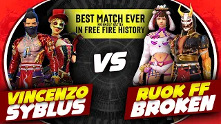 Download Vincenzo - Syblus Vs RUOK Ff - Broken Gaming || Free Fire Clash Squad Insane Battle - Nonstop Gaming MP3