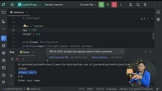 Python Beginners Course Day 2 Variables Data Types User Input Explained