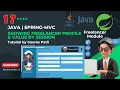 Spring C project showing freelancer profile value by session Java tutorial