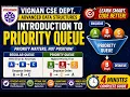 Introduction to Priority Queue PQ Data Structures Basics Vignan CSE