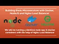 Microservice with Docker NodeJS and Nginx Load Balancer