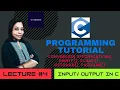 How to do operations in C lecture full explained scanf printf