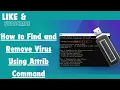 How to Find and Remove Virus Using Attrib Command