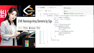Rearrange Array Elements by Sign Leetcode 2149 Problem explained in just 5 Minutes