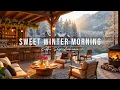 Lagu Stress Relief with Soft Piano Jazz Music ❄ Sweet Winter Morning Jazz at Cozy Coffee Shop Ambience