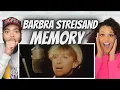 THIS IS CRAZY FIRST TIME HEARING Barbra Streisand - Memory REACTION