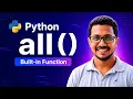 Python all Function Explained Truthy Falsy Empty Iterable