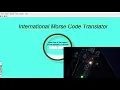 Morse Code Translator Using LabVIEW