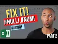 Fix Common Excel Errors Part 2