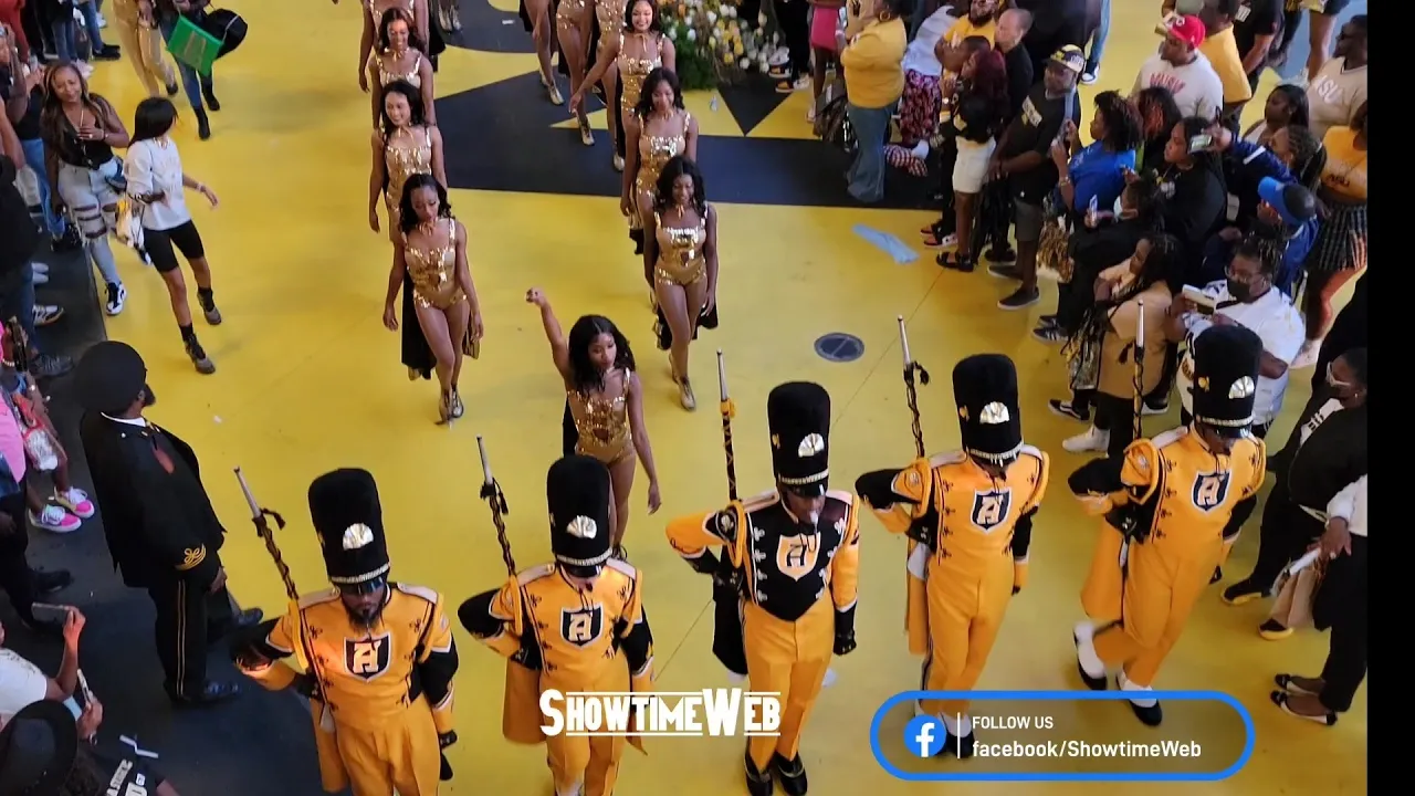 Alabama State Marching Out - ASU Stingettes and MMH Band