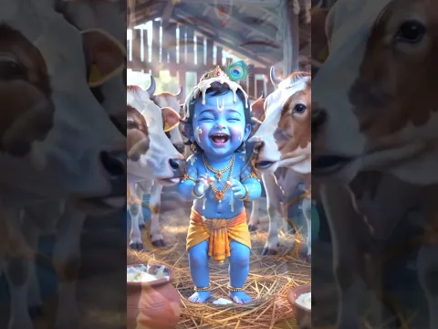 Baby Krishna’s Creamy Chaos #bageshwardhamsarkar