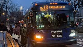 NYC Bus XDE40 on the Bx13 at Yankee Stadium