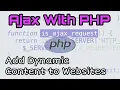 Ajax with PHP Tutorial For Beginners Add Dynamic Content to Websites