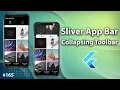 Flutter Tutorial - Sliver App Bar Collapsing Toolbar