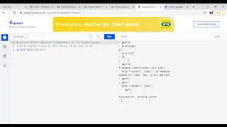 Online Python Compiler Online Python Editor Online Python IDE Python Coding Online Practice