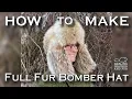 How to Sew DIY Fur Bomber Hat - Full Tutorial