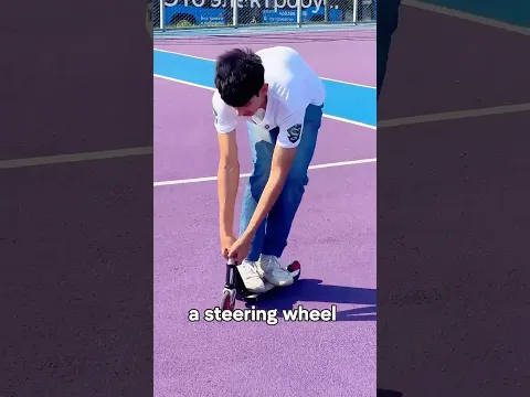 КАК ОН БЕЗ РУЛЯ КАТАЕТСЯ?! #shorts #tiktok #рекомендации #самокат #скейтпарк #трюки #scoot
