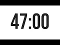 47 MINUTE TIMER - COUNTDOWN TIMER MINIMAL