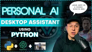 J A R V I S - OpenAI Python Powered AI Desktop Assistant that Talks Like a Human FROM SCRATCH