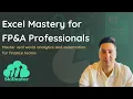 Excel for FP A - Master Dynamic Array Functions FILTER UNIQUE SORT