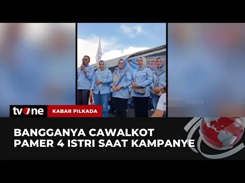 Calon Wali Kota Prabumulih Kenalkan 4 Istrinya saat Kampanye