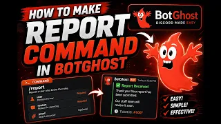 How to Make a Report Command in BotGhost 2026 ft Not - Quros1234