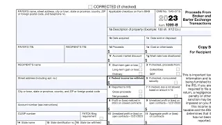 IRS Form 1099-B walkthrough Proceeds from Broker and Barter Exchange Transactions