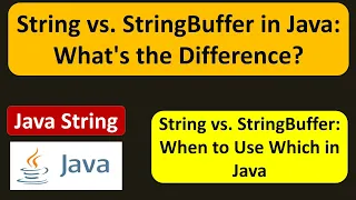 String vs StringBuffer in Java What s the Difference Java Tutorial