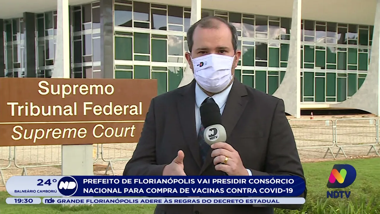 Prefeito de Florianópolis vai presidir consórcio nacional para compra de vacinas contra a Covid-19