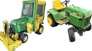 John Deere 318 Cab Removal