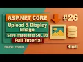 Upload Display Image in ASP NET Core 8 Save Image to SQL Database Full C Tutorial