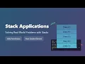 Stack Applications Solve Coding Problems with Stacks